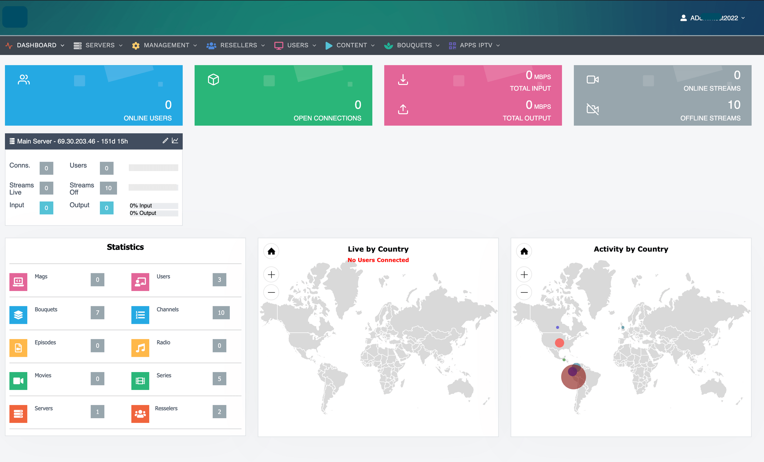 Servicios Xtream Ui / XUI One